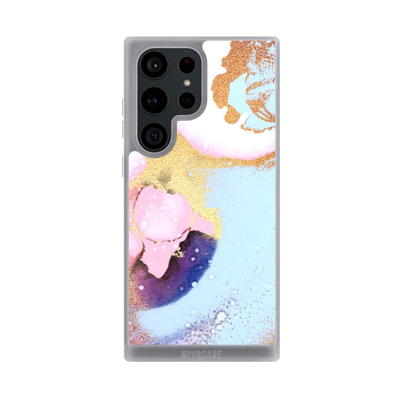 Galaxy S23 Ultra NIVOpure Texture Encre Pastel Glamour