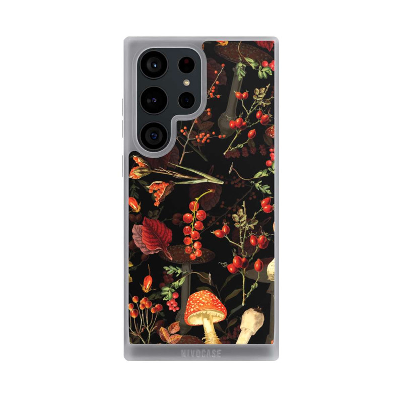 Galaxy S23 Ultra NIVOpure Mushroom Pattern Black