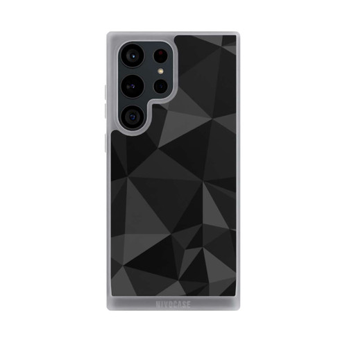 Samsung Galaxy S23 Ultra NIVOpure Polygonmuster schwarz