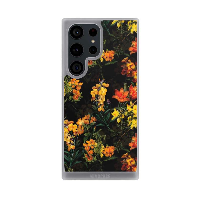 Galaxy S23 Ultra NIVOpure Fleurs Colorées Jaune