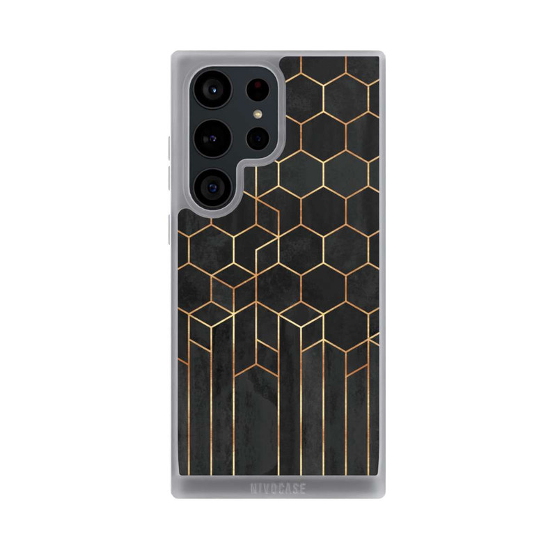 Galaxy S23 Ultra NIVOpure Black Hexagons