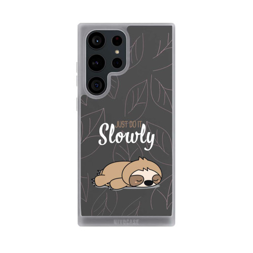 Samsung Galaxy S23 Ultra NIVOpure Just Do It Slowly Sloth Grey