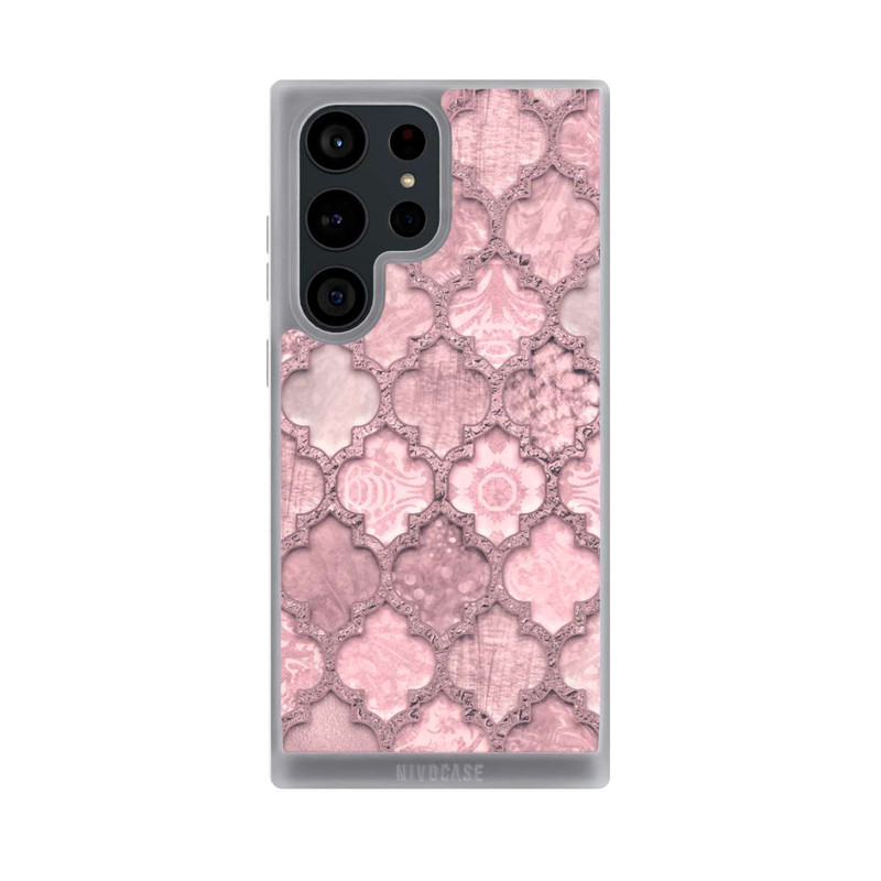 Galaxy S23 Ultra NIVOpure Marokko Fliesen rosa