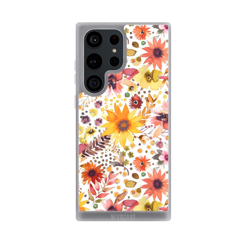Galaxy S23 Ultra NIVOpure Fleurs d'aquarelle florale