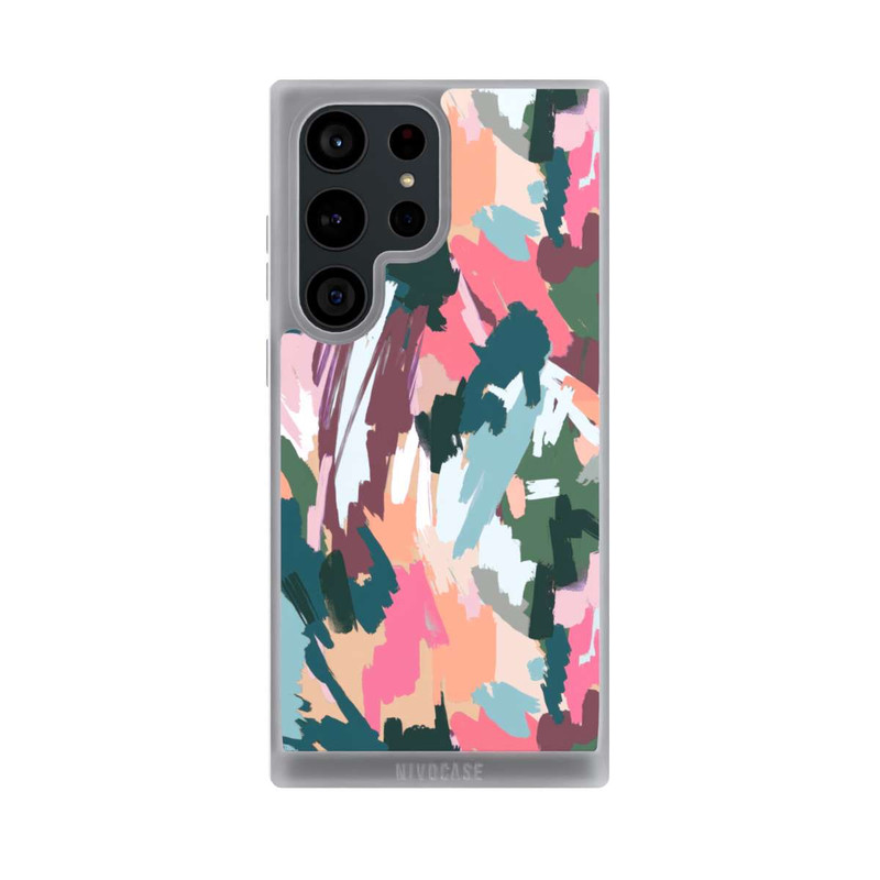 Galaxy S23 Ultra NIVOpure Abstrait Artistique Texture Rose