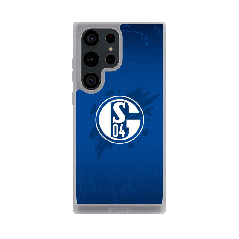 Galaxy S23 Ultra NIVOpure Schalke 04 Farbe Fleck Blau