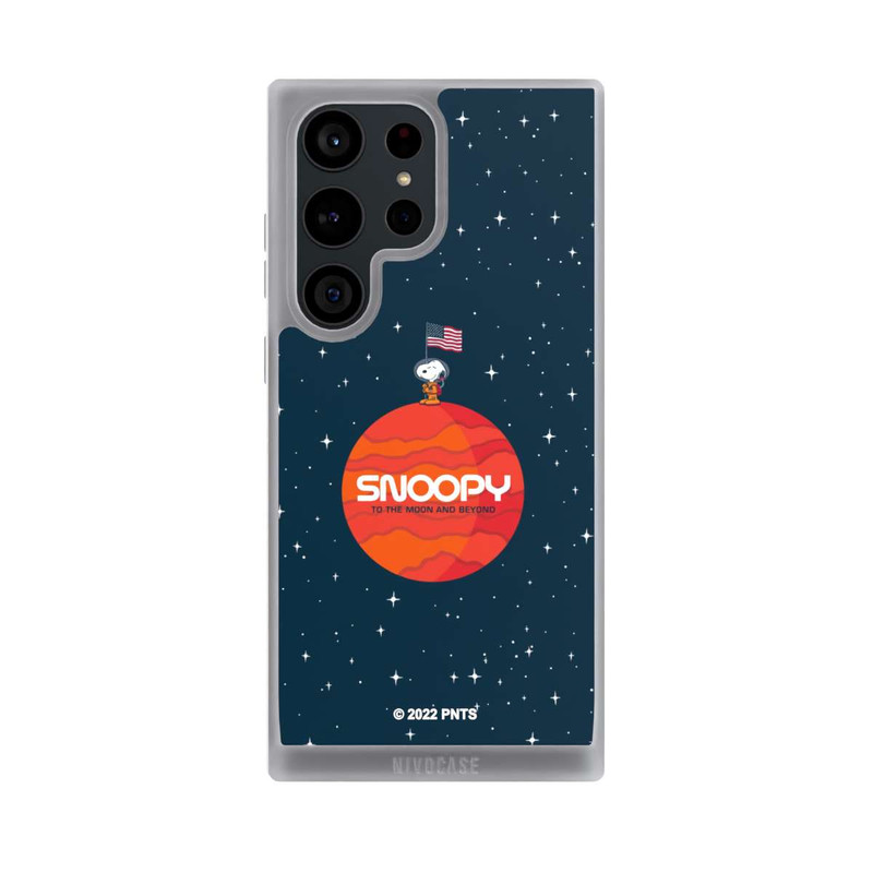 Galaxy S23 Ultra NIVOpure Snoopy Space Traveller Orange