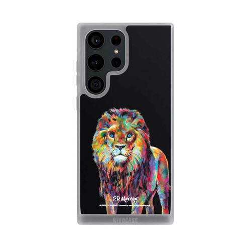 Samsung Galaxy S23 Ultra NIVOpure Löwe Bunte Kunst von P.D. Moreno
