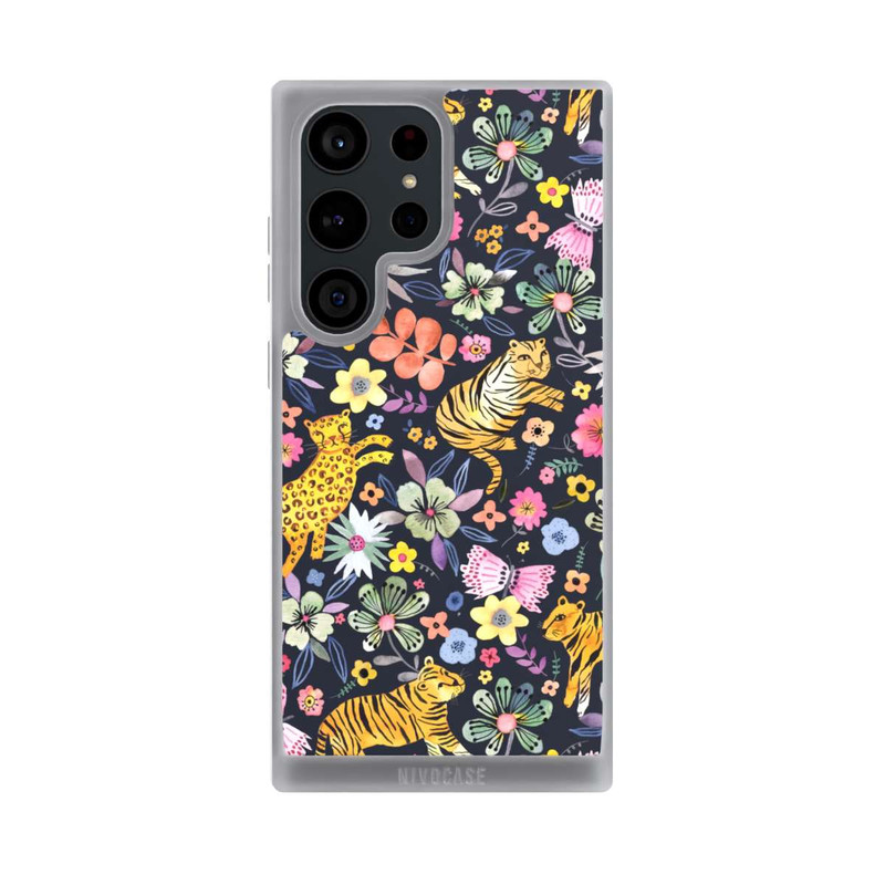 Galaxy S23 Ultra NIVOpure Tigres & Fleurs du Printemps