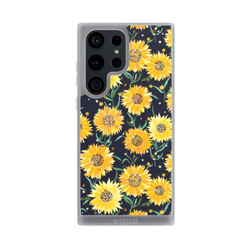 Samsung Galaxy S23 Ultra NIVOpure Sonnenblumen schwarz