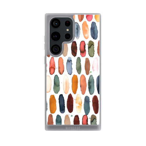 Samsung Galaxy S23 Ultra NIVOpure Aquarellstriche aus mineralischem Terrakotta