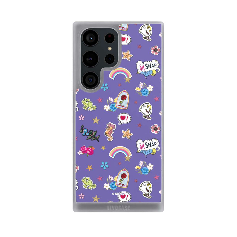 Galaxy S23 Ultra NIVOpure Princess Pattern Purple Disney Princess
