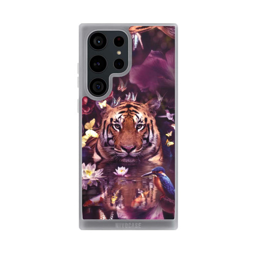 Samsung Galaxy S23 Ultra NIVOpure Tiger Blumenrahmen