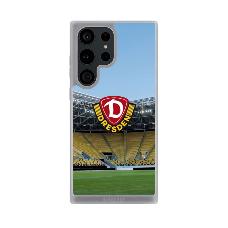 Galaxy S23 Ultra NIVOpure Dynamo Dresden Stadion Logo