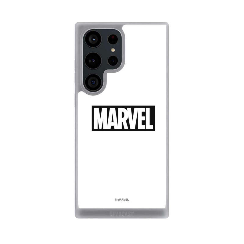 Galaxy S23 Ultra NIVOpure Marvel Logo White