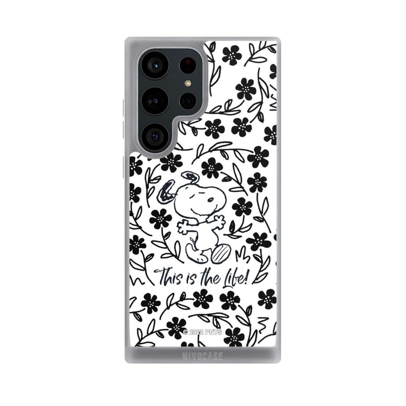 Galaxy S23 Ultra NIVOpure Snoopy Black and White This Is The Life