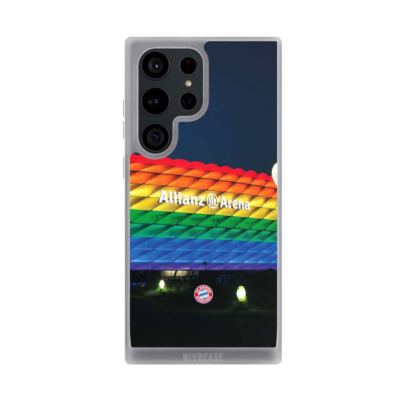 Galaxy S23 Ultra NIVOpure Allianz Arena Regenbogen