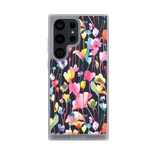 Samsung Galaxy S23 Ultra NIVOpure Wildblumen schwarz