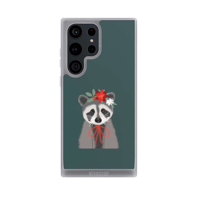 Galaxy S23 Ultra NIVOpure weihnachtlicher Waschbär