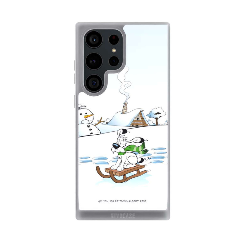 Galaxy S23 Ultra NIVOpure Idefix fährt Schlitten
