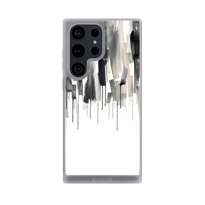 Galaxy S23 Ultra NIVOpure Watery Stripes Japandi Black