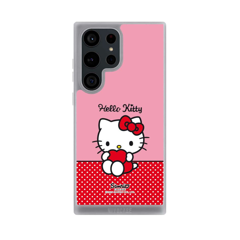 Galaxy S23 Ultra NIVOpure Hello Kitty sitzend mit Herz