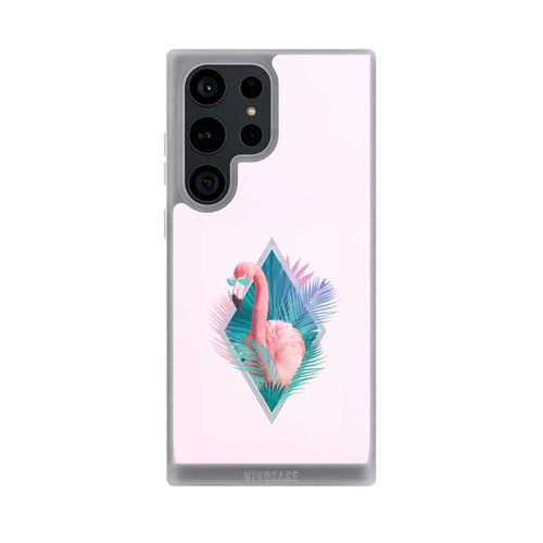 Samsung Galaxy S23 Ultra NIVOpure Tropical Leaves Flamingo