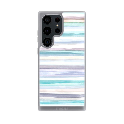 Samsung Galaxy S23 Ultra NIVOpure Pastellfarbene Streifen Blau