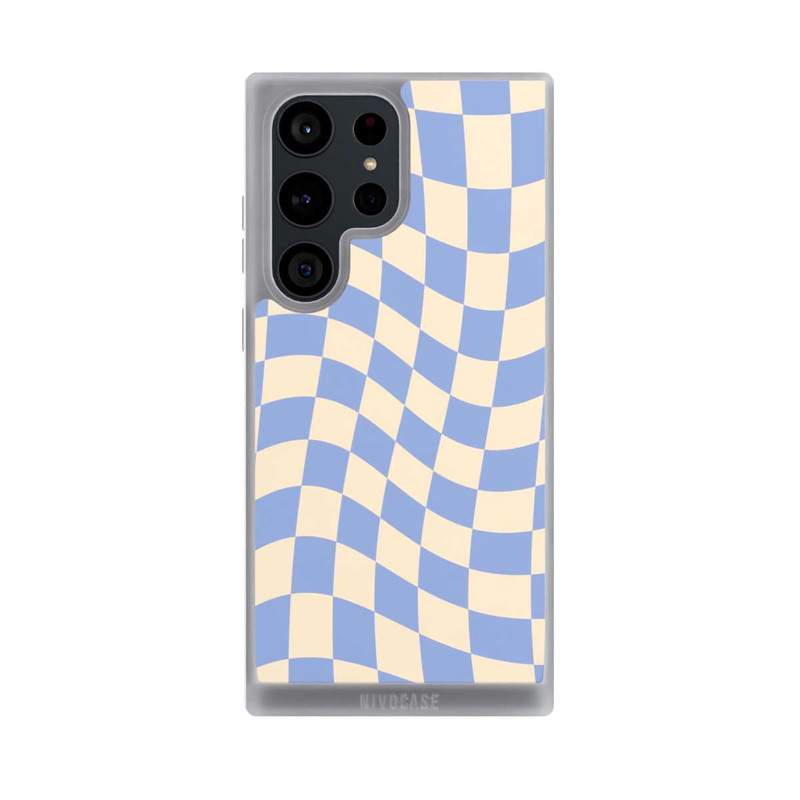 Galaxy S23 Ultra NIVOpure Blue chessboard