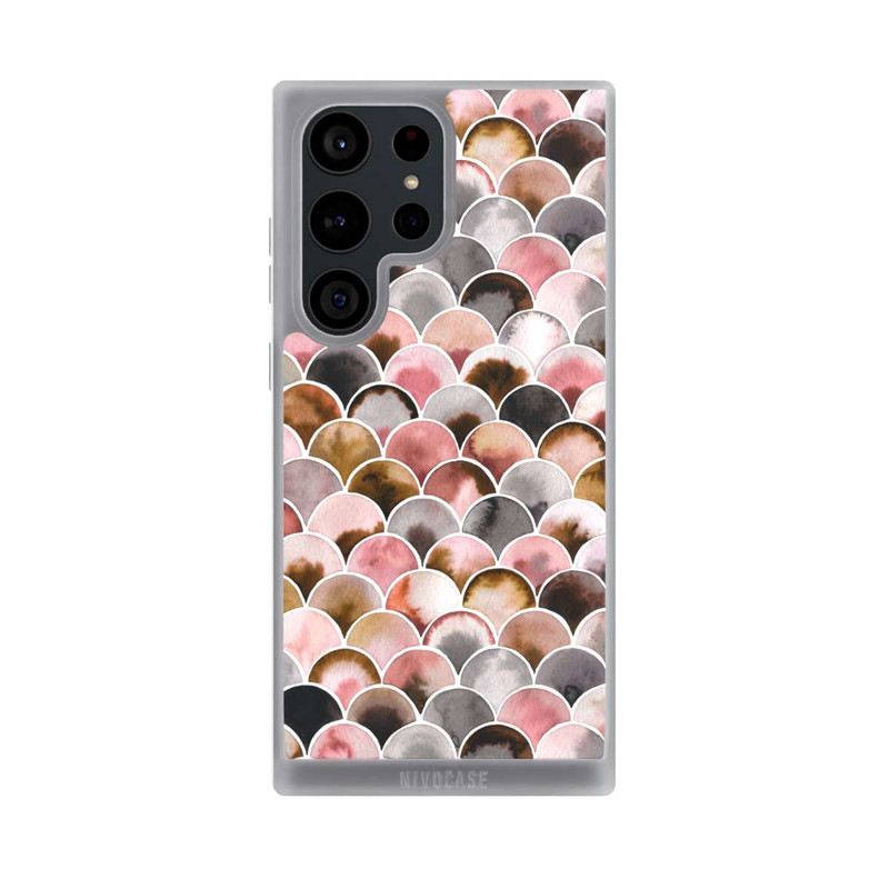 Galaxy S23 Ultra NIVOpure Japandi Scales Pink Brown