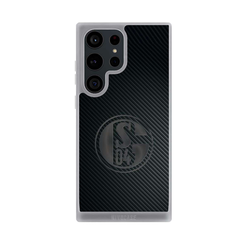 Galaxy S23 Ultra NIVOpure Schalke 04 Carbon Look