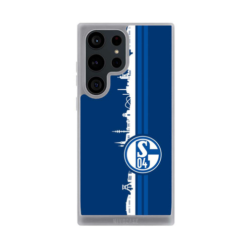 Samsung Galaxy S23 Ultra NIVOpure Schalke 04 Skyline Blau
