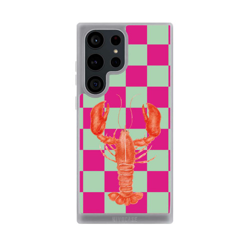 Samsung Galaxy S23 Ultra NIVOpure Pink Checkers Lobster