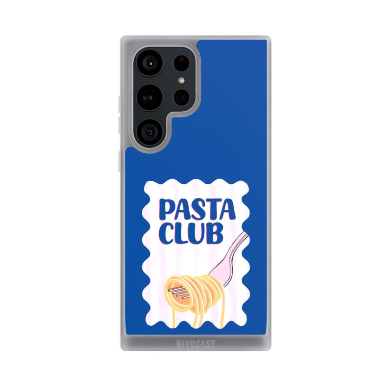Galaxy S23 Ultra NIVOpure Pasta Club in Blue and Pink