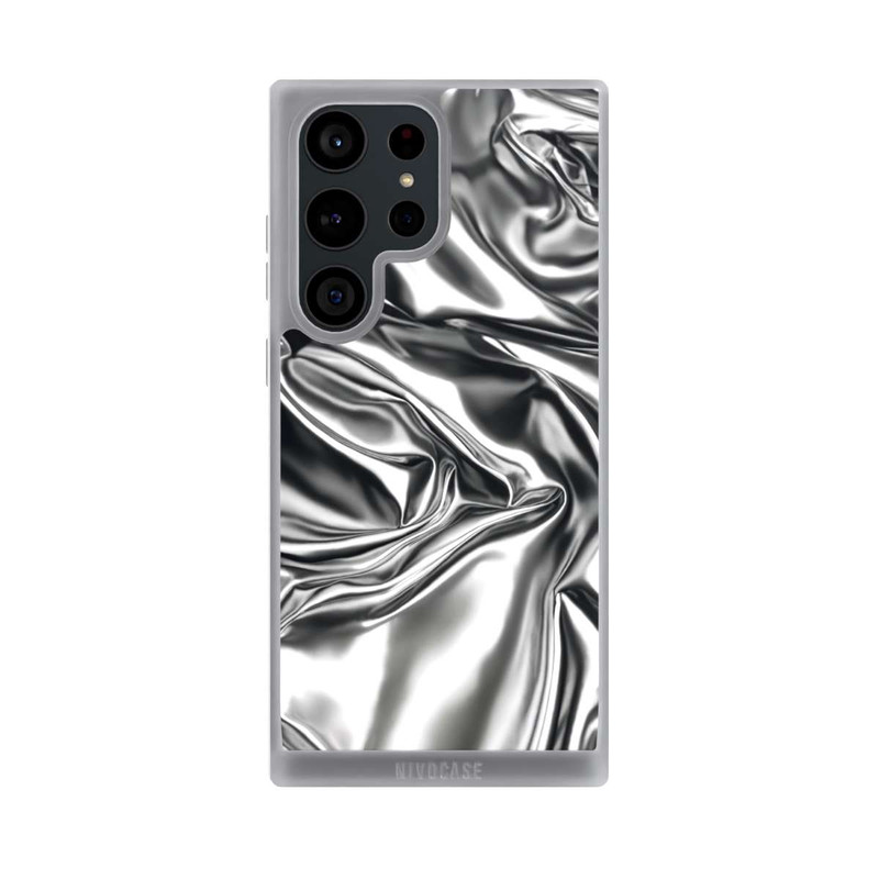 Galaxy S23 Ultra NIVOpure Shiny Chrome Silver with AI