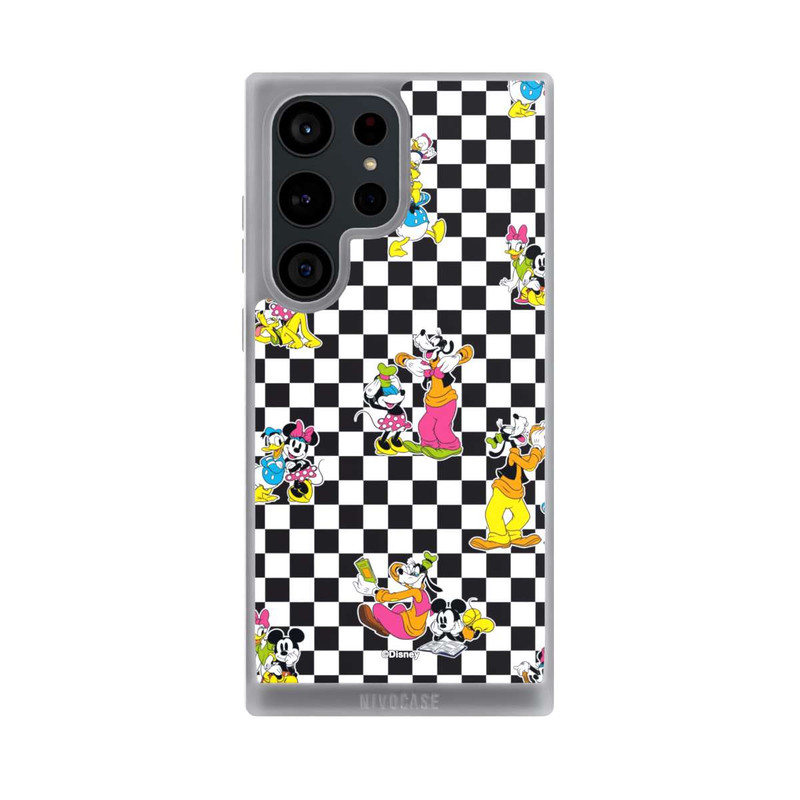 Galaxy S23 Ultra NIVOpure Donald and Friends Pattern Black and White
