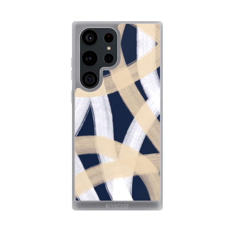 Galaxy S23 Ultra NIVOpure Laced Up Beije Blue