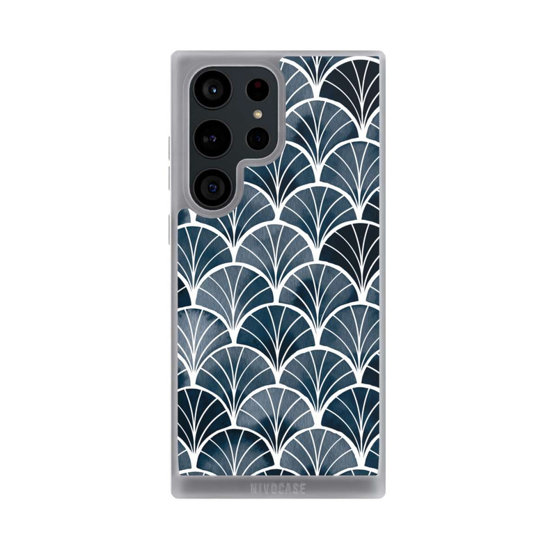 Galaxy S23 Ultra NIVOpure Botanical Breeze Art Deco Grey