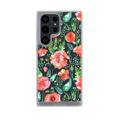 Samsung Galaxy S23 Ultra NIVOpure Mohnblumen Dunkle Wildnis