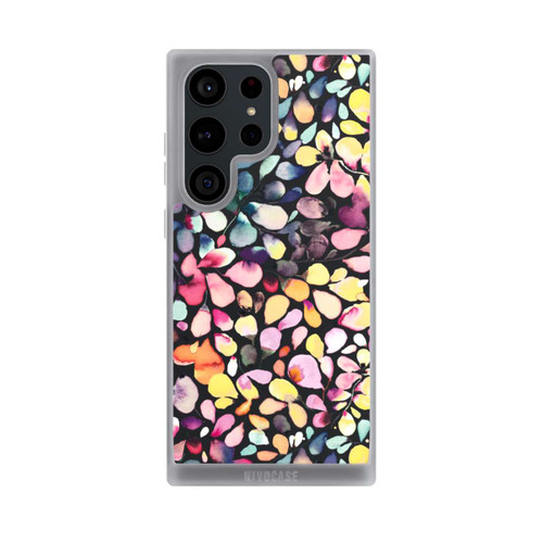 Samsung Galaxy S23 Ultra NIVOpure Eukalyptus Aquarellblätter Schwarz