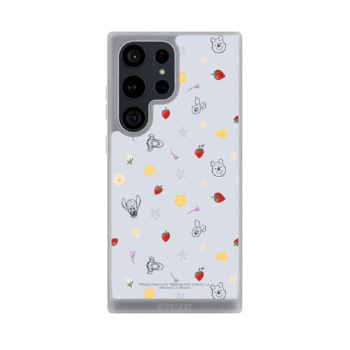 Samsung Galaxy S23 Ultra NIVOpure Winnie the Pooh and Friends Strawberry Pattern Blue