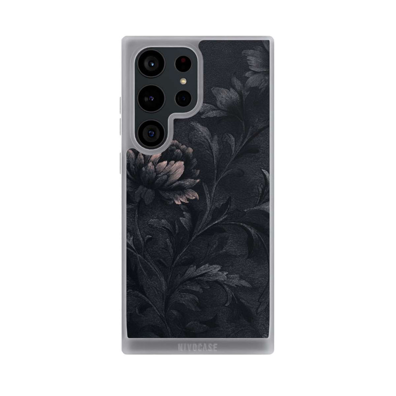 Galaxy S23 Ultra NIVOpure Flower Pattern Dark Vintage