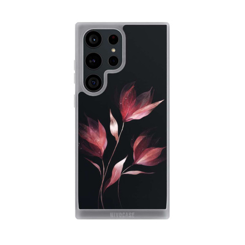 Samsung Galaxy S23 Ultra NIVOpure Burgunderrote Blume Negativ