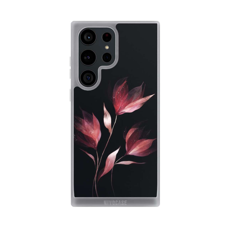 Galaxy S23 Ultra NIVOpure Burgundy Bloom Negative