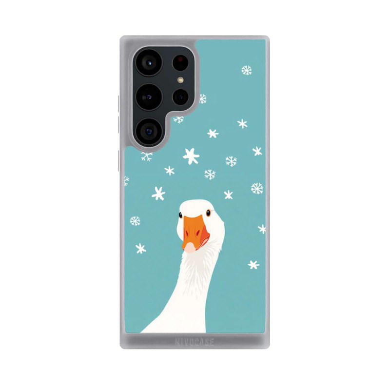 Galaxy S23 Ultra NIVOpure Funny Goose Stars Blue with AI