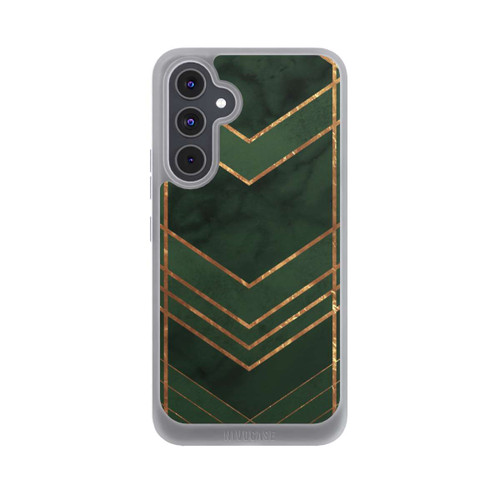 Samsung Galaxy A54 5G NIVOpure Dark Green Pattern Golden Stripes