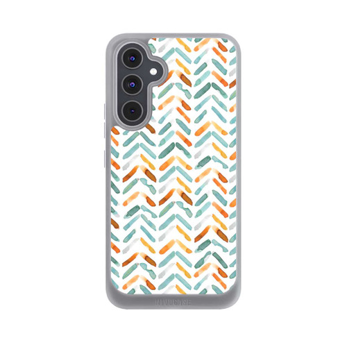 Samsung Galaxy A54 5G NIVOpure Elegant Fall Chevron Blue Orange
