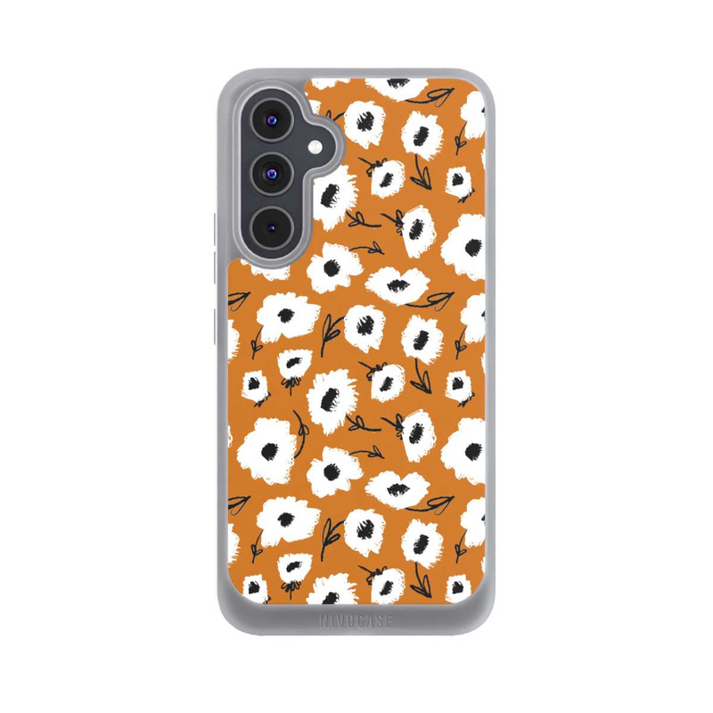 Galaxy A54 5G NIVOpure Flower pattern ocker
