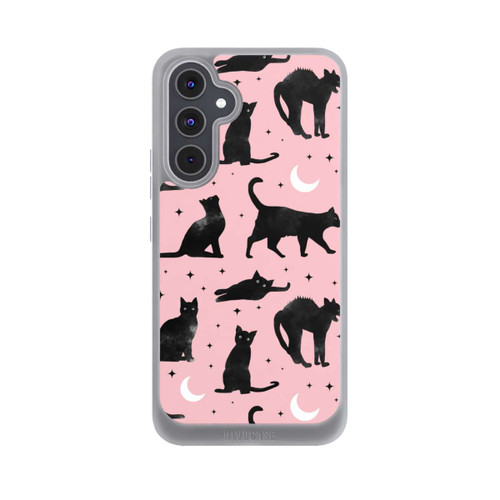 Samsung Galaxy A54 5G NIVOpure Cats And Moon On Pink
