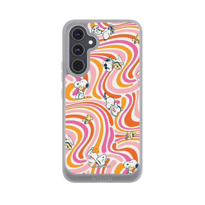 Galaxy A54 5G NIVOpure Peanuts Hippie Pattern Orange